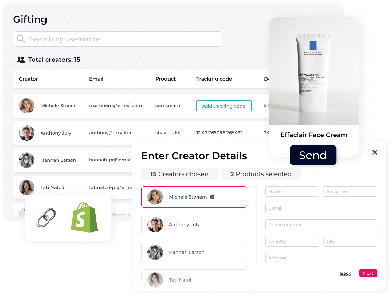 Mass gifting made easy