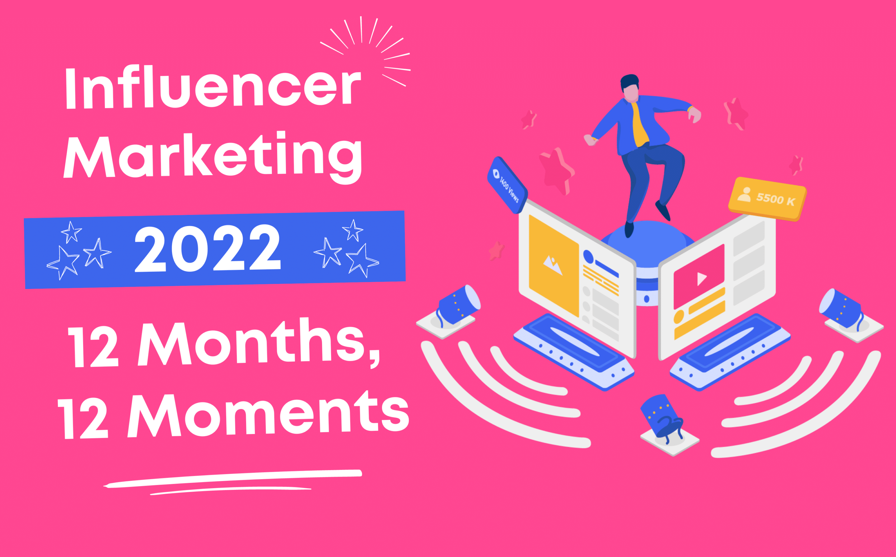 12 Monate, 12 Momente: Influencer Marketing, das das Jahr 2022 definierte
