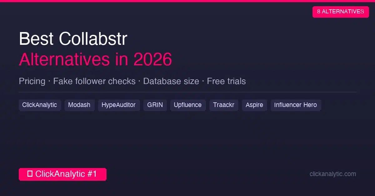 Las 8 mejores alternativas a Collabstr en 2026